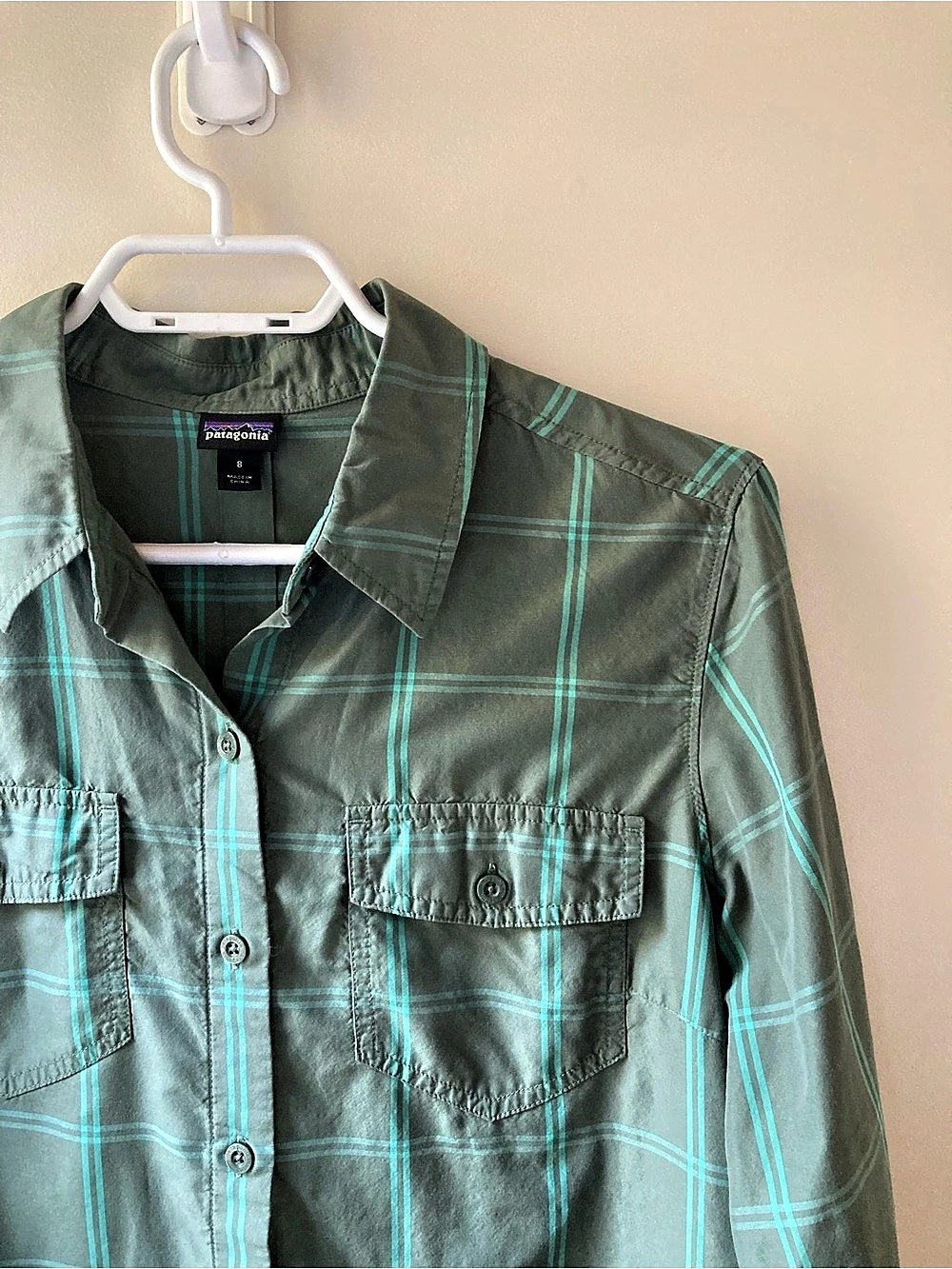 Women’s Patagonia Long-Sleeved Plaid Overcast Shirt STY54301